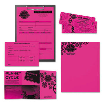 Astrobrights® Color Paper, 24 Lb, 8.5 X 11, Fireball Fuchsia, 500-ream freeshipping - TVN Wholesale